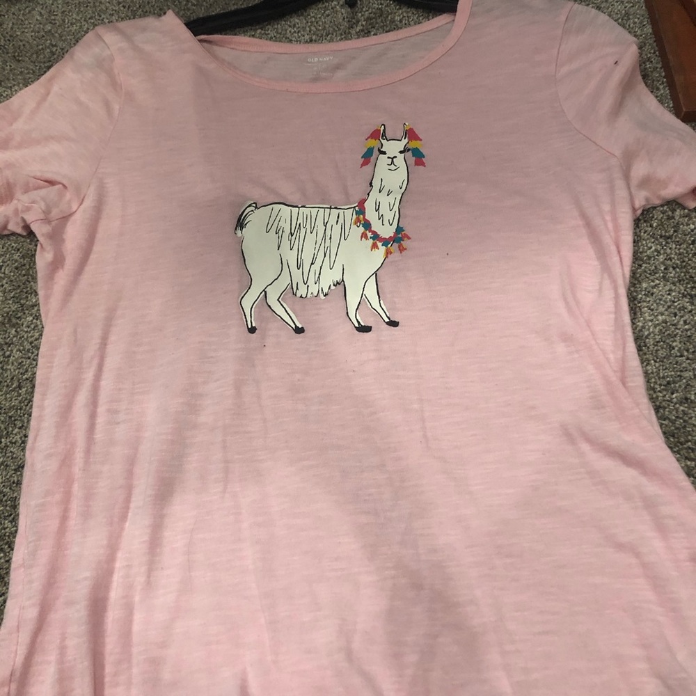 Alpaca pink shirt